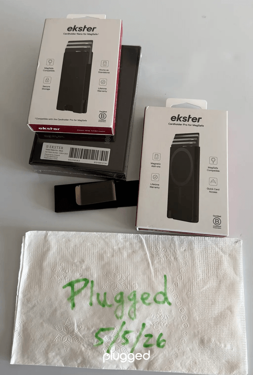 Ekster Wallet vouch